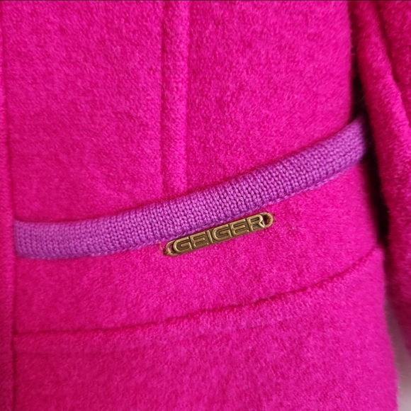 100% Wool Jacket By Geiger Women's Size Large - Picture 4 of 12